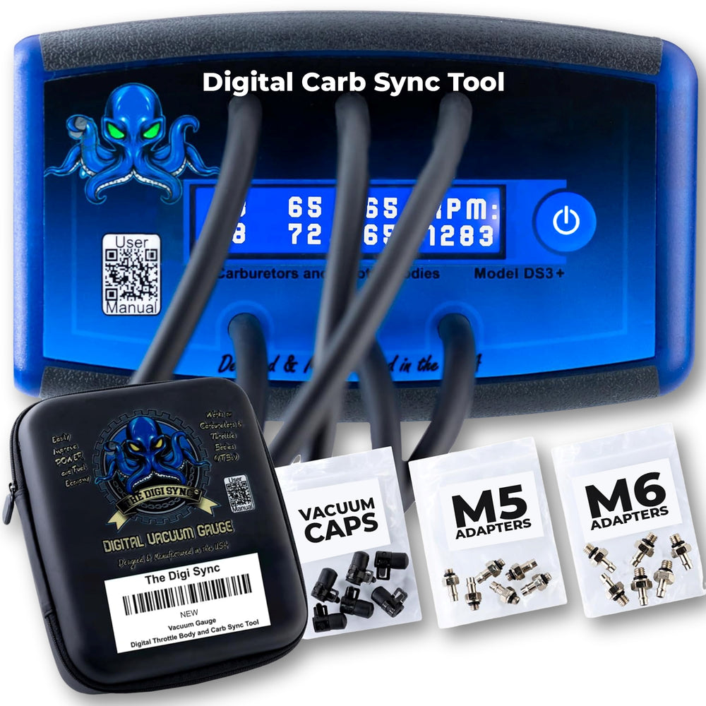 Digi Sync 6 Vergaser Kraftstoffeinspritzung Synchrontester Carburettor Tuning 6 cc